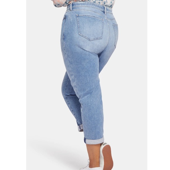 NYDJ Margot Girlfriend Jeans with Rolled Cuffs in Quinta - Picture 3 of 9